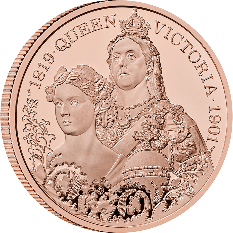 英国 2026年 ヴィクトリア女王の生涯 5ポンド金貨 プルーフ