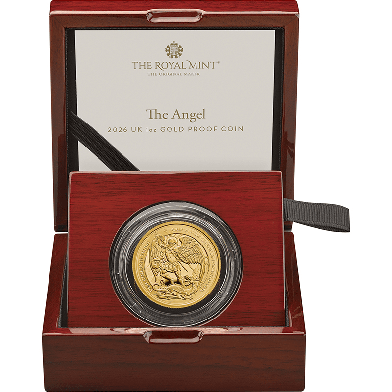 英国 2026年 エンジェル金貨 100ポンド金貨 1オンス プルーフ