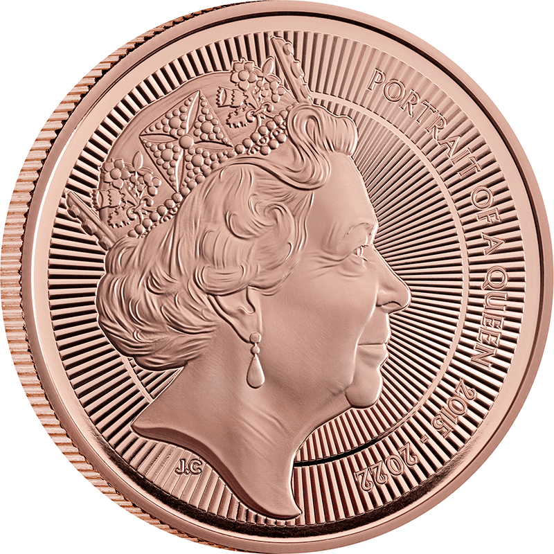 英国 2026年 エリザベス2世の肖像 最終貨 第5の肖像 ジョディ