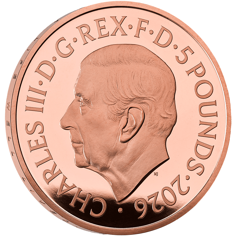 英国 2026年 エリザベス2世生誕100周年 5ポンド金貨 プルーフ