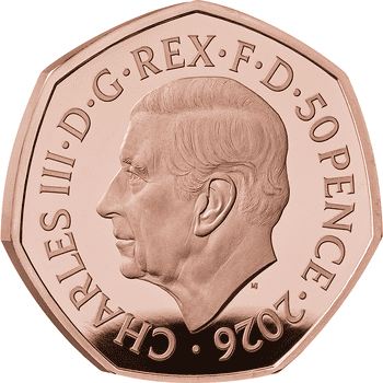英国 2024年 ハリー・ポッター 空飛ぶ鍵 50ペンス金貨 1/40オンス