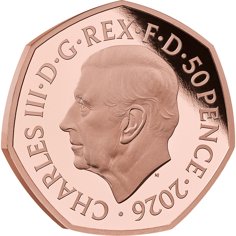 英国 2026年 『スタートレック』放送開始60周年 50ペンス金貨 プルーフ
