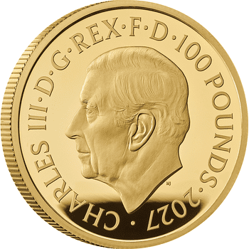 英国 2026年 コインの象徴 ライオンとイーグル 2ポンド銀貨 1オンス