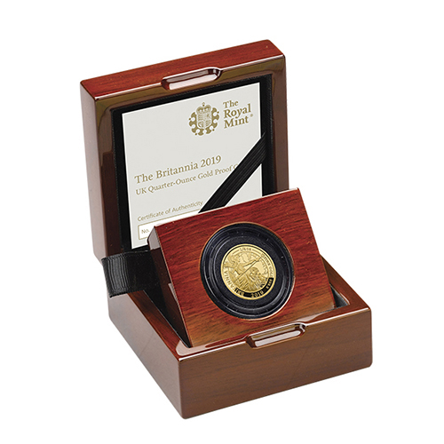 英国 19年 ブリタニア 25ポンド金貨 1 4オンス プルーフ Taisei Coins Online Shop 泰星コイン株式会社 オンラインショップ