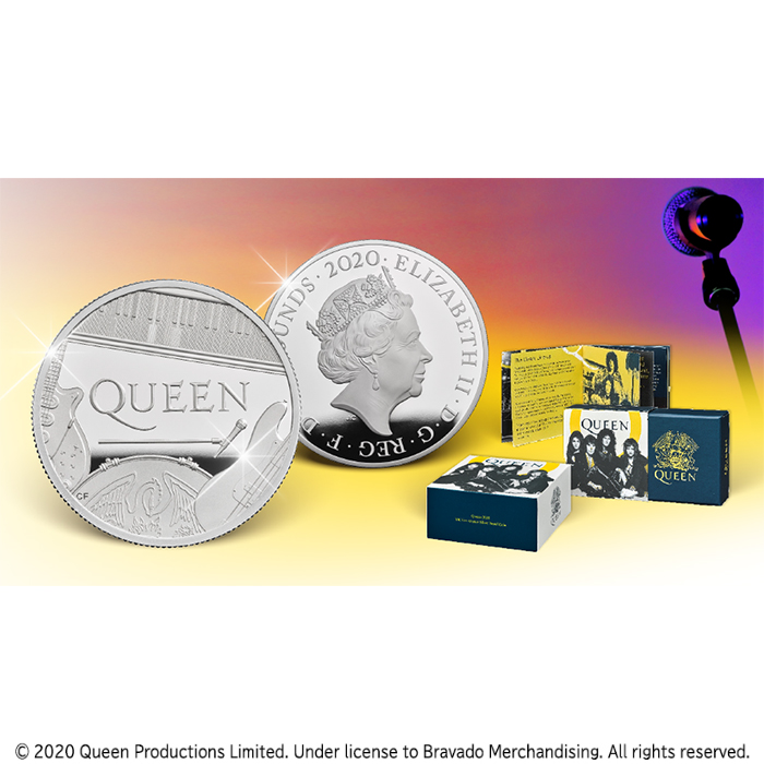 英国 年 伝説のミュージシャン Queen 10ポンド銀貨 5オンス プルーフ Taisei Coins Online Shop 泰星コイン株式会社 オンラインショップ