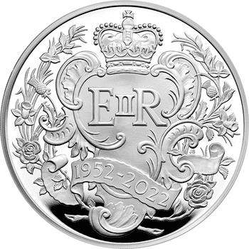 英国 2022年 女王エリザベス2世在位70周年 プラチナ・ジュビリー 500ポンド銀貨 1キロ プルーフ