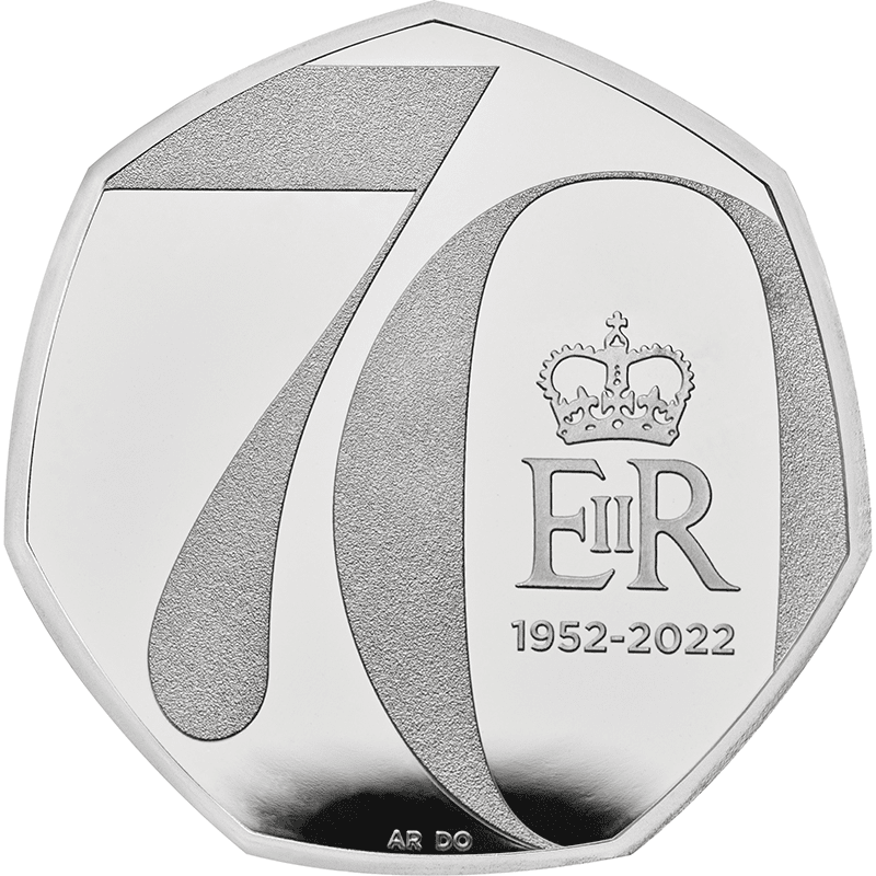 2022 プラチナジュビリー即位70周年 2oz£2銀貨 NGC PF69UC①