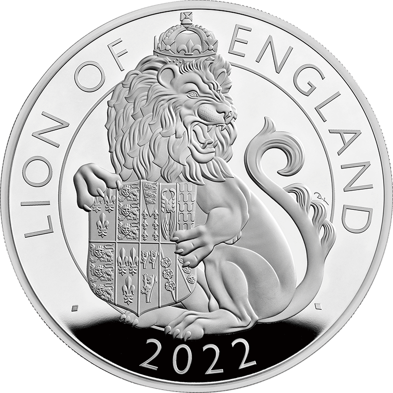 英国 2022年 テューダー家紋章の獣コレクション イングランドの