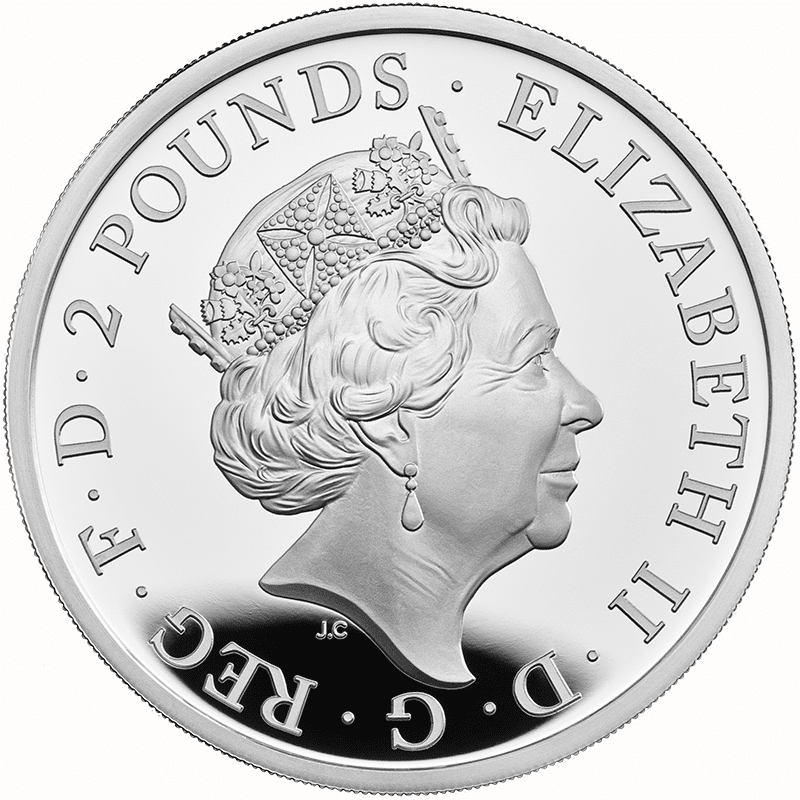 英国 2022年 ブリタニア 2ポンド銀貨 1オンス プルーフ | オンライン 