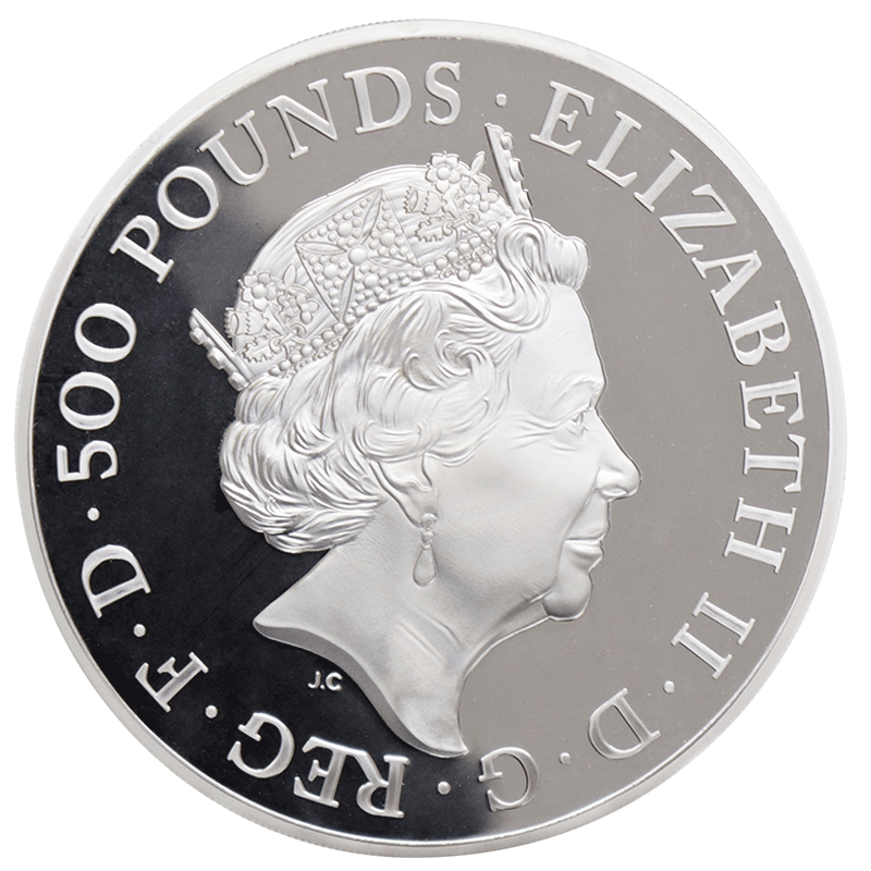 英国 22年 ブリタニア 特別版 500ポンド銀貨 1キロ プルーフ オンラインショップ 泰星コイン株式会社