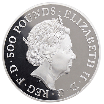 英国 2022年 ブリタニア 特別版 500ポンド銀貨 1キロ プルーフ