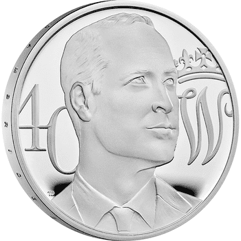 英国 2022年 ウィリアム王子生誕40周年 5ポンド銀貨 プルーフ