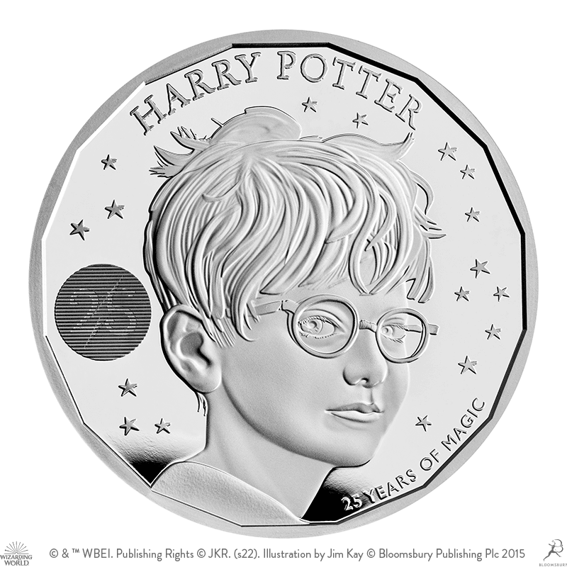 英国 2022年 ハリー・ポッター出版25周年 2ポンド銀貨 プルーフ