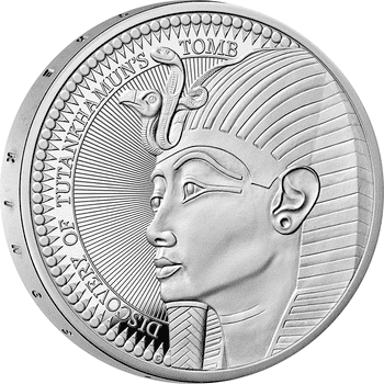 英国 2022年 ツタンカーメン王の墓発見100周年  5ポンド銀貨 プルーフ