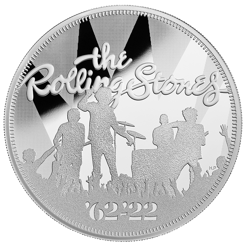 2021 ジブラルタル ローリングストーンズ 10g&1オンス カラー銀貨セット-