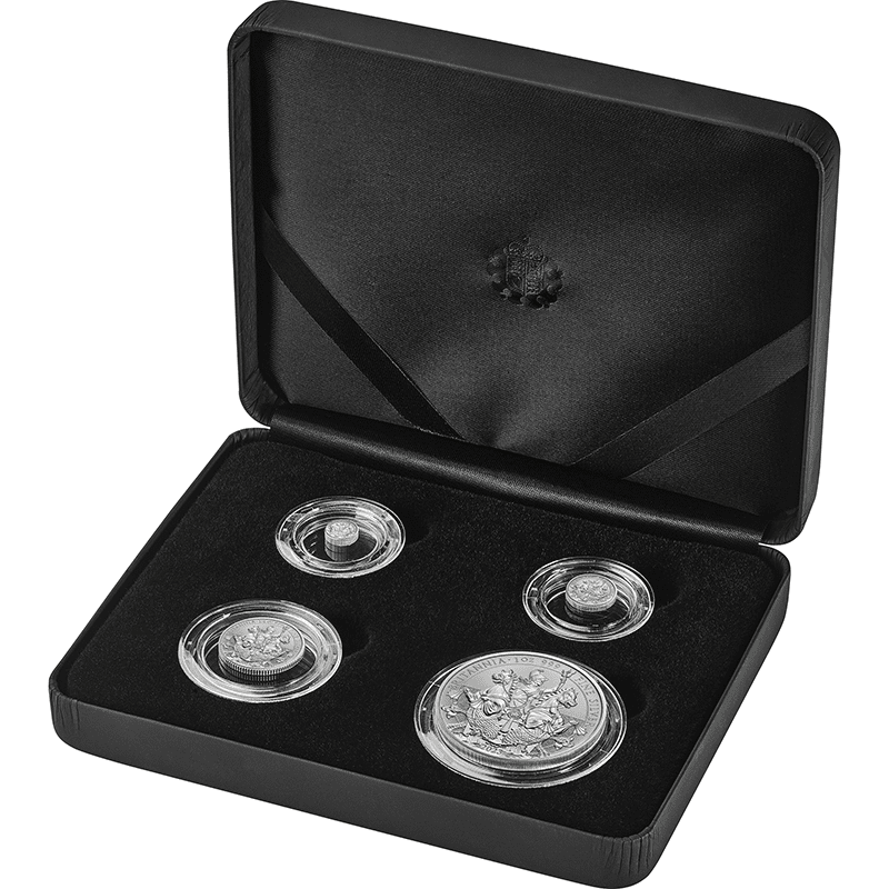 英国 2023年 ブリタニア・プレミアムコレクション 銀貨4種セット（5
