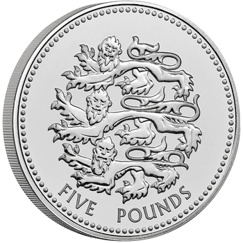 英国 2023年 イングランドの誇り 5ポンド銀貨 プルーフ