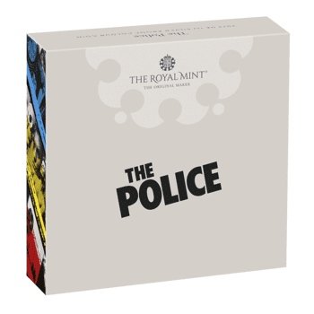 英国 2023年 伝説のミュージシャン The Police 2ポンドカラー銀貨 プルーフ