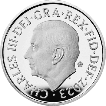 英国 2023年 国王チャールズ3世初の通常貨セット 通常貨8種銀貨プルーフセット