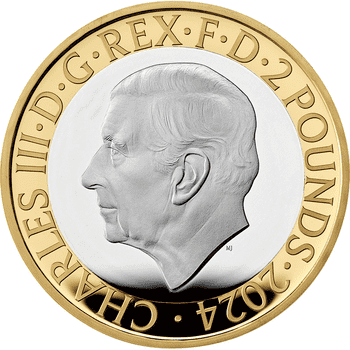 英国 2024年 記念貨入通常貨セット 銀貨13種プルーフセット プルーフ