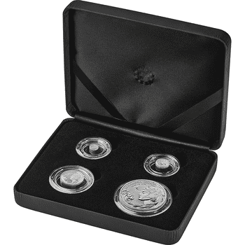 英国 2024年 ブリタニア 銀貨4種セット（5、10、50ペンス、2ポンド貨） プルーフ