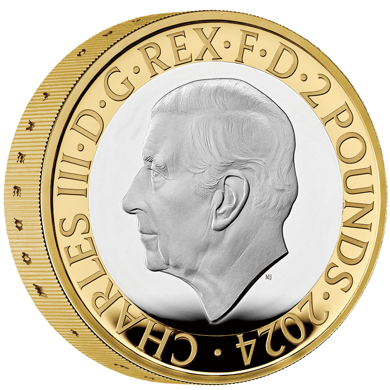 英国 2024年 ナショナル・ギャラリー創設200周年 2ポンドピエフォー