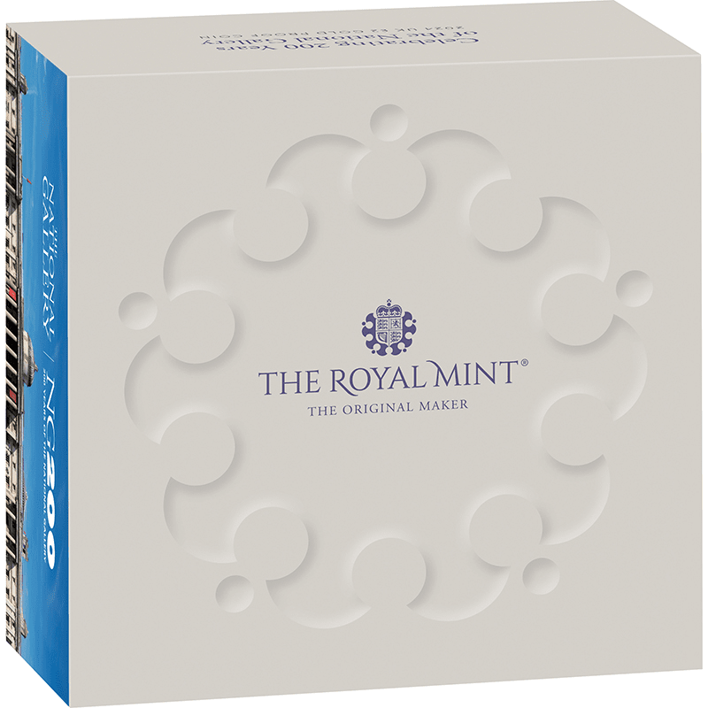 英国 2024年 ナショナル・ギャラリー創設200周年 2ポンドピエフォー