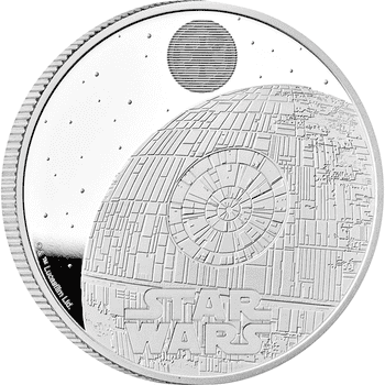 英国 2024年 スター・ウォーズ 最終貨 第2デス・スター 2ポンド銀貨 プルーフ