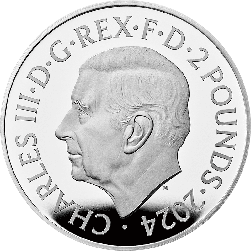 英国 2024年 コインの象徴 ライオンとイーグル 銀貨4種セット (20、50