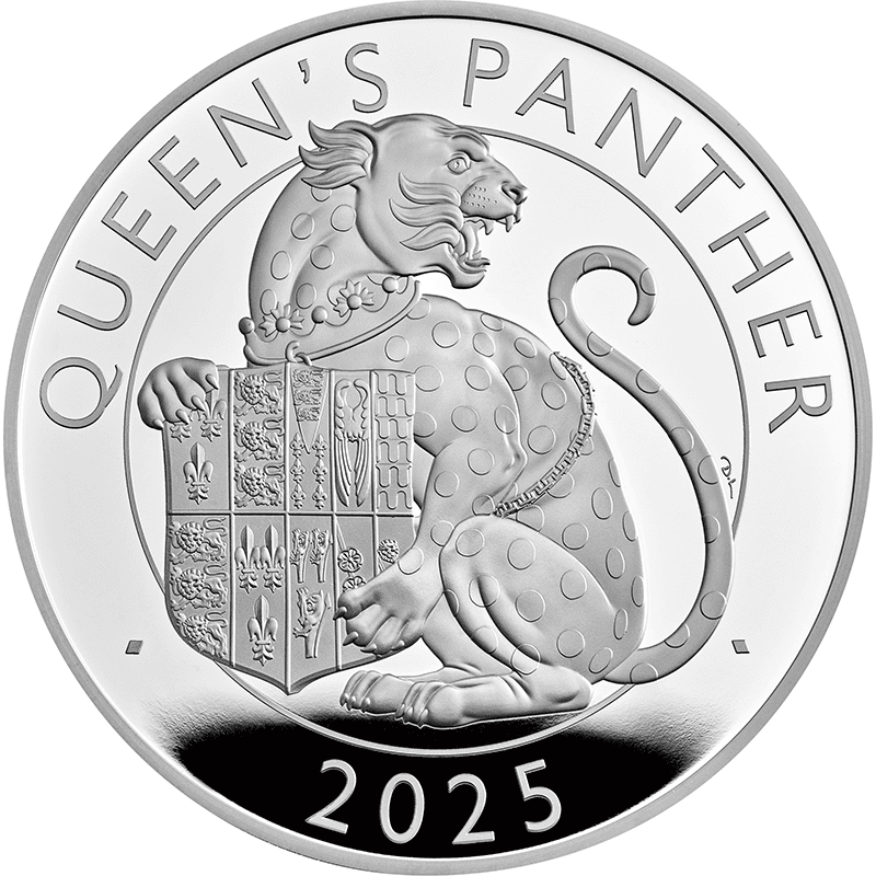 英国 2025年 テューダー家紋章の獣コレクション 女王の豹 10