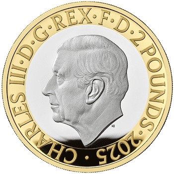 BBC開局100周年記念 2022年 ロイヤルミント 50ペンス銀貨