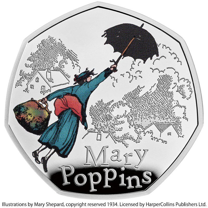 【新品】2021 イギリス プーさんと仲間たち 50ペンス プルーフカラー銀貨 新品】2021 イギリス プーさんと仲間たち 50ペンス プルーフカラー銀貨