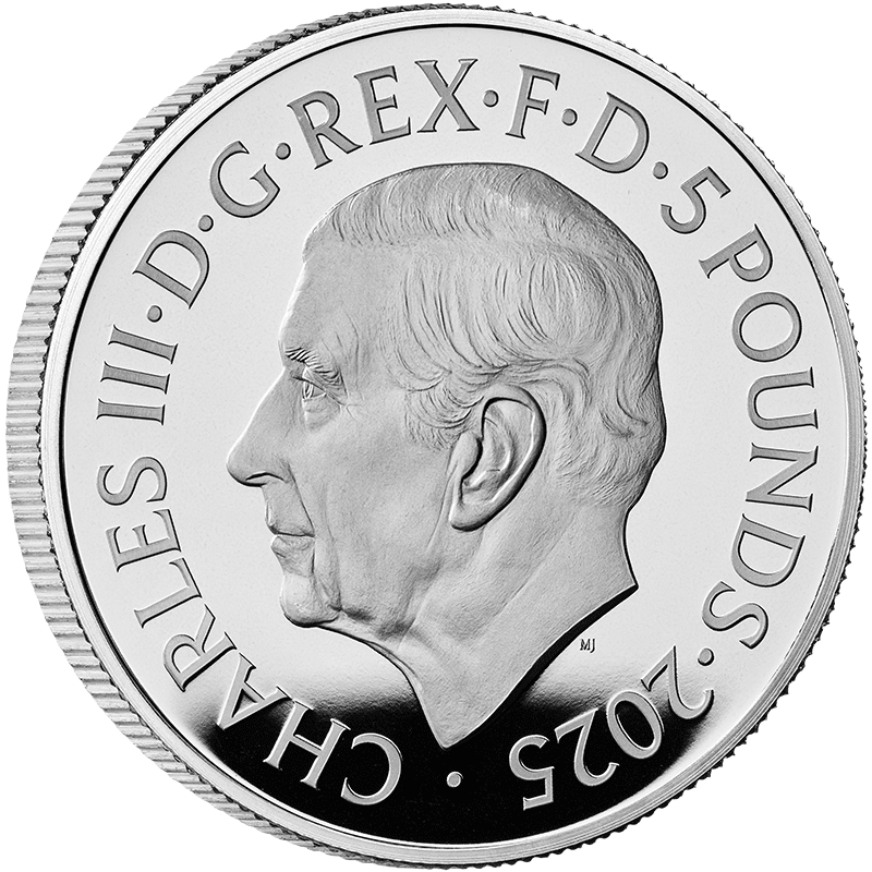 英国 2025年 アン王女生誕75周年 5ポンド銀貨 プルーフ