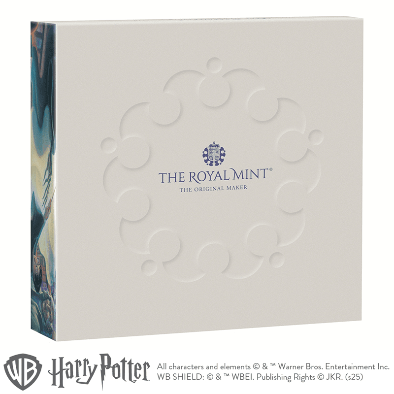 英国 2025年 ハリー・ポッター 最終貨 守護霊の呪文 50ペンスカラー