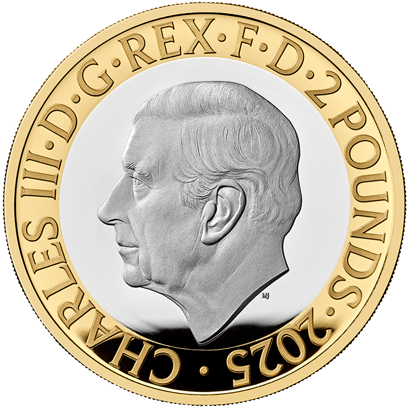 英国 2025年 グリニッジ王立天文台設立350周年 2ポンドピエフォー銀貨