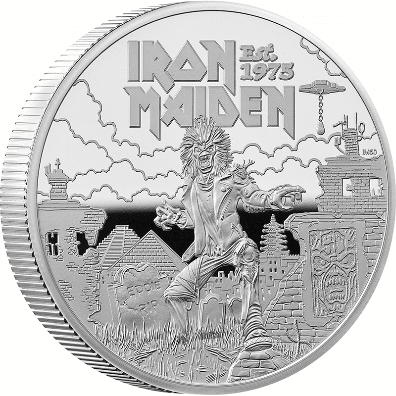 最新 ミュージックレジェンド 2025 イギリス 金貨 アイアンメイデン 最新 ミュージックレジェンド 2025 イギリス 金貨 アイアンメイデン