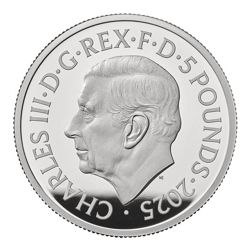 英国 2025年 伝説のミュージシャン フレディ・マーキュリー 5ポンド