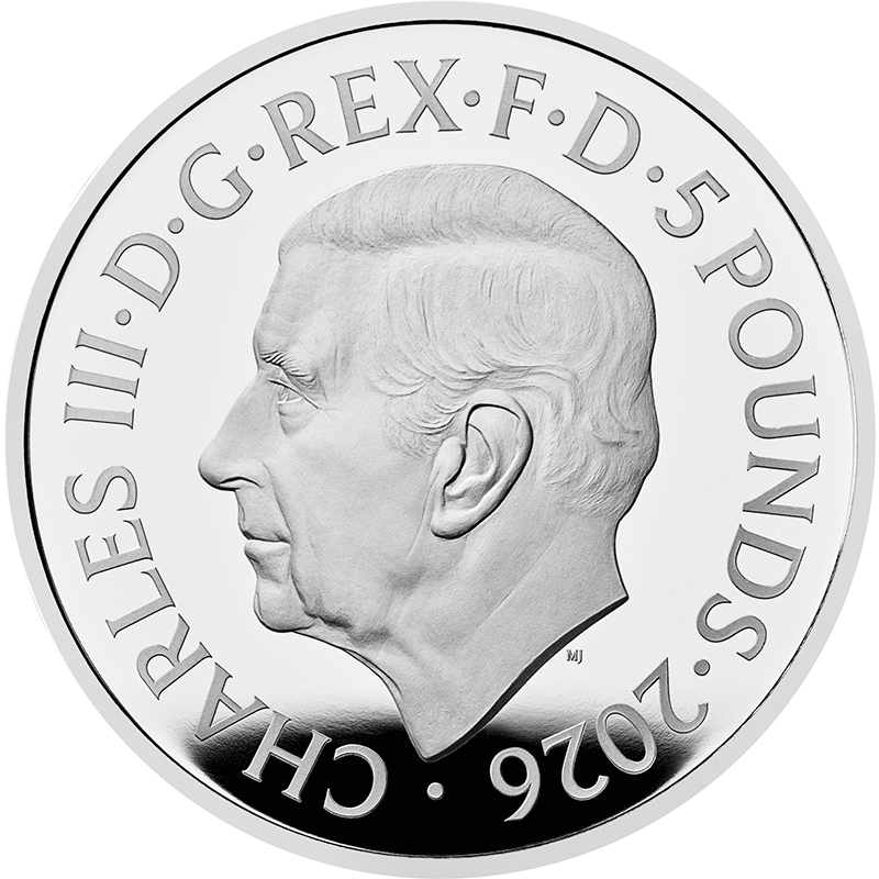 英国 2026年 エリザベス2世の肖像 第1の肖像 メアリー・ギリック作 5