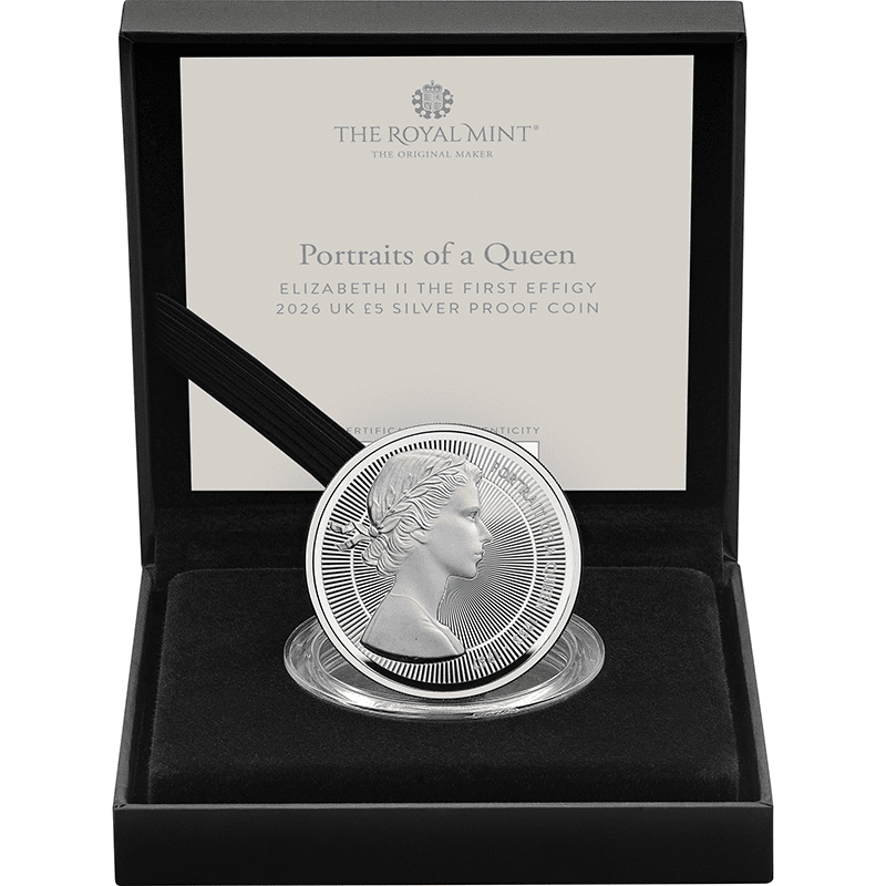 英国 2026年 エリザベス2世の肖像 第1の肖像 メアリー・ギリック作 5