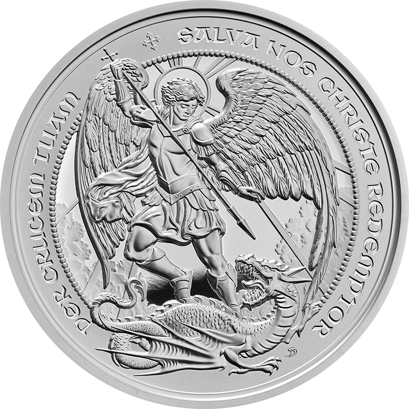 英国 2026年 エンジェル金貨 2ポンド銀貨 1オンス プルーフ