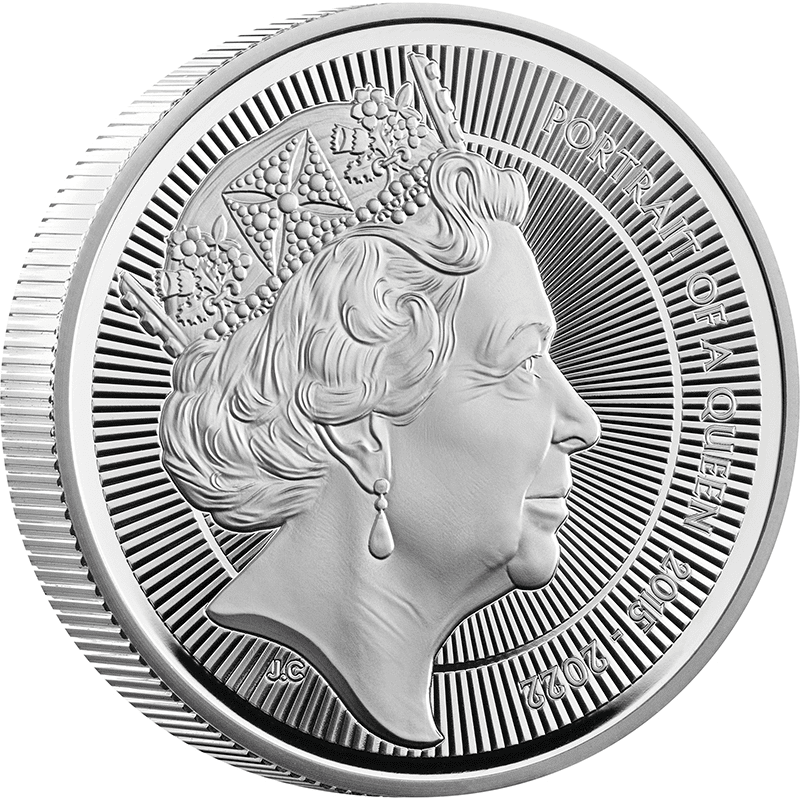 英国 2026年 エリザベス2世の肖像 最終貨 第5の肖像 ジョディ