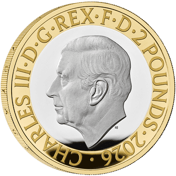 英国 2025年 グリニッジ王立天文台設立350周年 2ポンドピエフォー銀貨