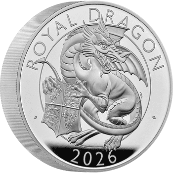 英国 2026年 テューダー家紋章の獣コレクション 女王のライオン 2