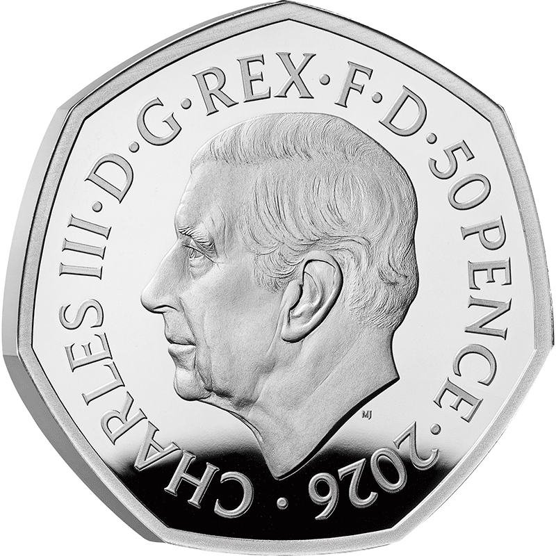 英国 2026年 「くまのプーさん」誕生100周年 最終貨 友情 50ペンス