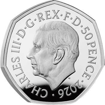 英国 2026年 「くまのプーさん」誕生100周年 最終貨 友情 50ペンス