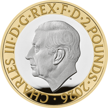 英国 2026年 ダッチェス・オブ・ハミルトン 2ポンドピエフォーカラー