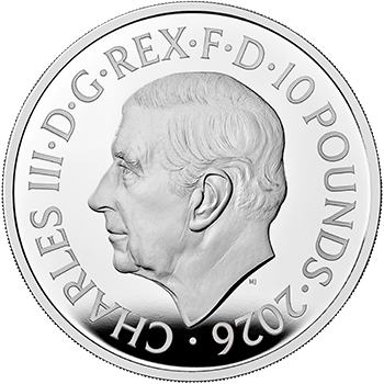 英国 2025年 伝説のミュージシャン ジョン・レノン 50ペンス金貨 1/40