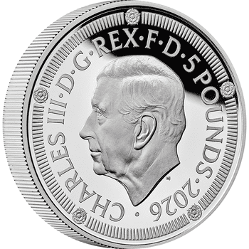 英国 2026年 エンジェル金貨 2ポンド銀貨 1オンス プルーフ