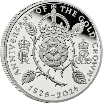 英国 2026年 クラウン貨の英国貨幣制度導入500周年 5ポンドピエフォー