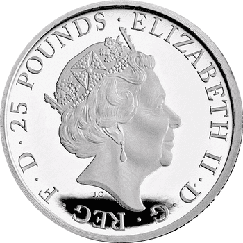 英国 2022年 ブリタニア 25ポンドプラチナ貨 1/4オンス プルーフ